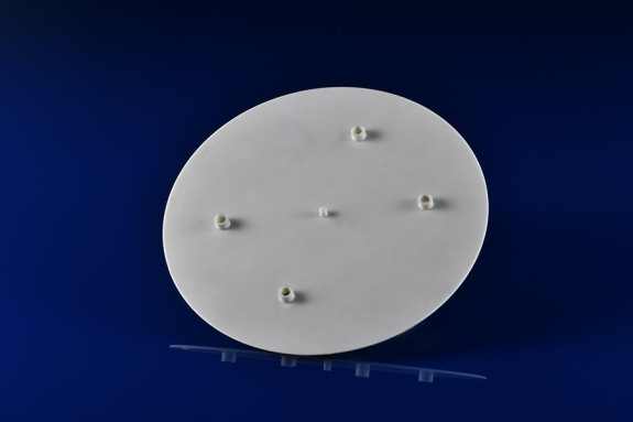 8英寸AlN氮化铝陶瓷晶圆托盘